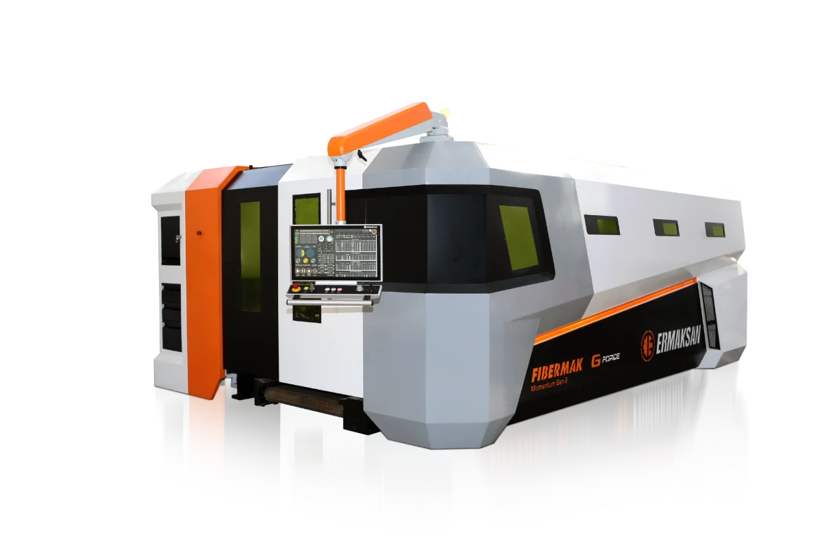 Ermaksan Fibermak Momentum Gen-3, impianto di taglio laser a fibra