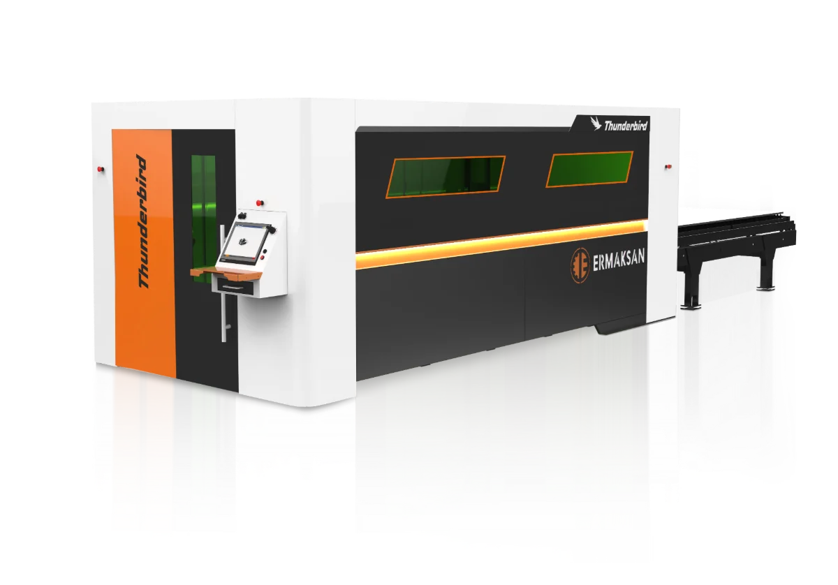 Ermaksan Thunderbird, impianto di taglio laser a fibra