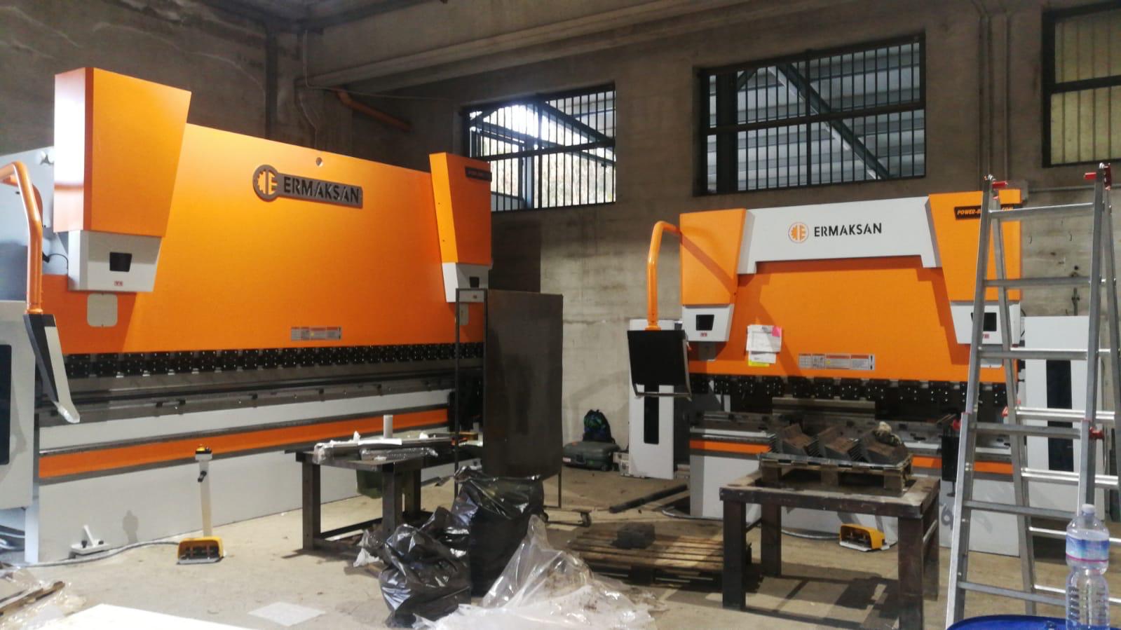 Due presse piegatrici Ermaksan installate presso Kikai